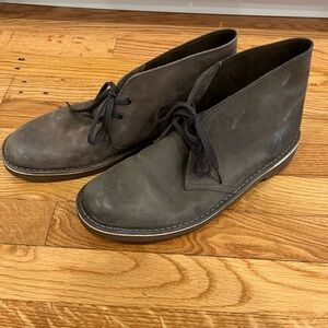 Clarks Desert Boots Gray Size 10.5